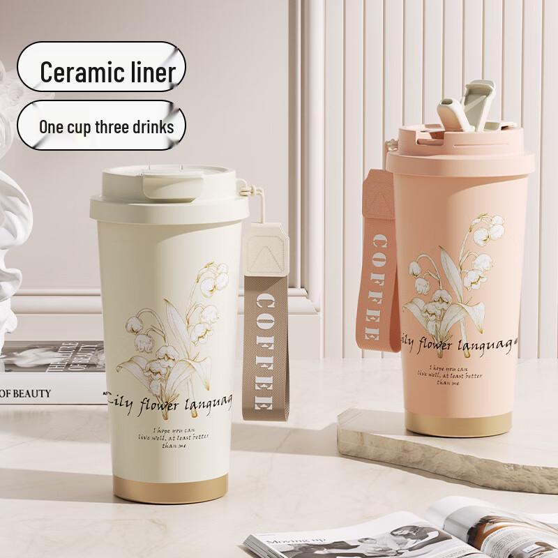 Bashiting 530ML 316 Stainless Steel Smart Thermos with LED Temperature Display