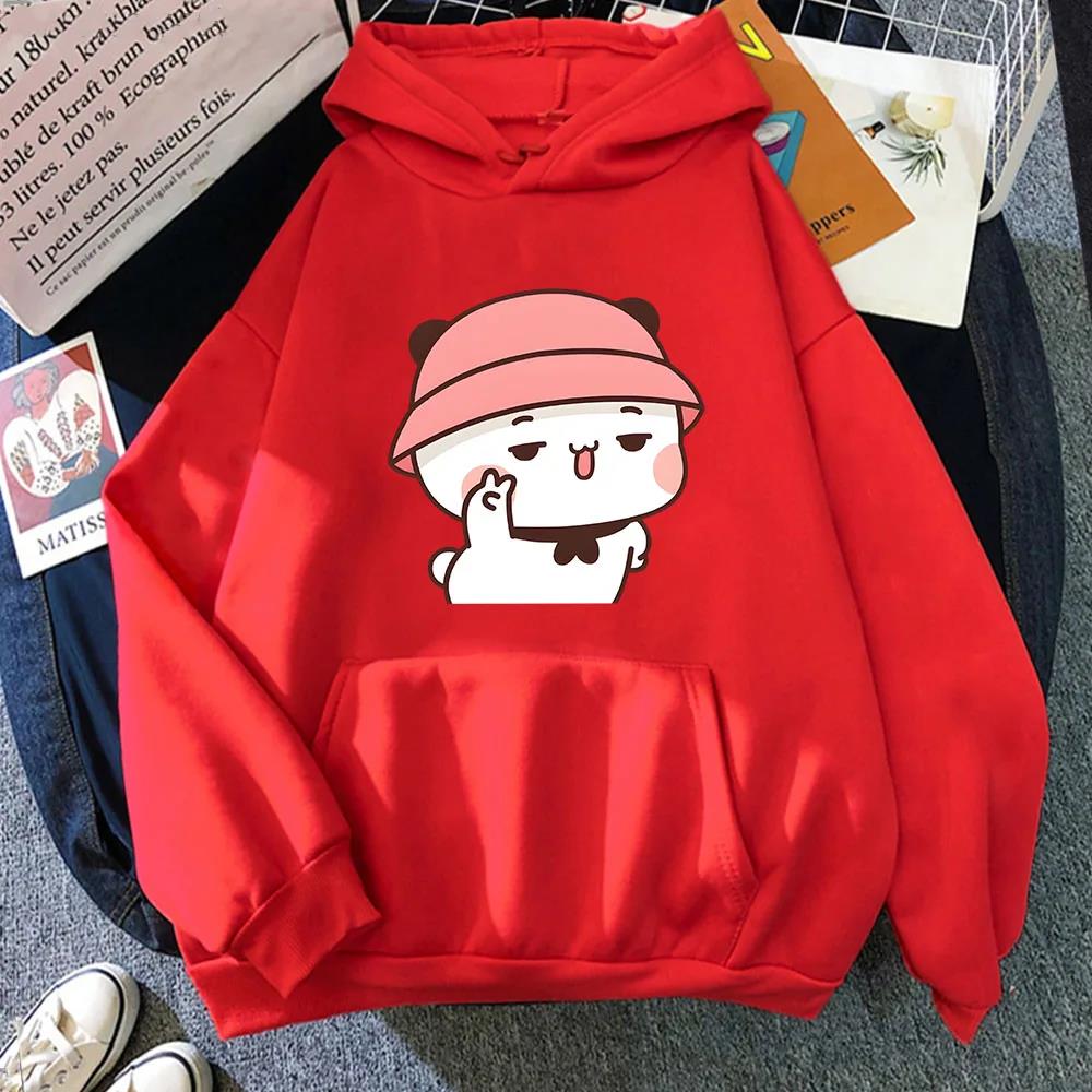Cute Funny Bubu Dudu Print Hoodies for Men Women Gift Clothing Cartoon Trendy Long Sleeves Fleece Loose Hooded Sweatshirts