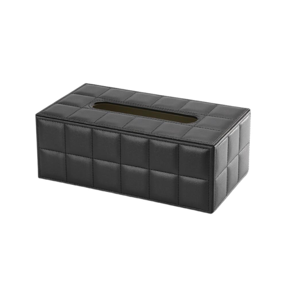 Leather Tissue Storage Box Multi-functional Napkin Dispenser Modern Napkin Holder  Office