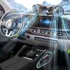 Vehicle Mounted USB Fan Car Dual Head Rotation Cooler Fan Suction Cup Cooler Fan