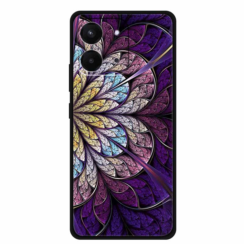 Per Custodia Redmi 15C 5G Lusso Morbido TPU Custodia per Telefono su Xiaomi Redmi 15C Modello Geometrico Cover Antiurto Silicone Antiscivolo Coque