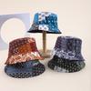 Cashew Flower Fisherman'S Hat, Men And Women Wear Sunscreen Caps On Both Sides, Outdoor Tide Basin Cap Tide