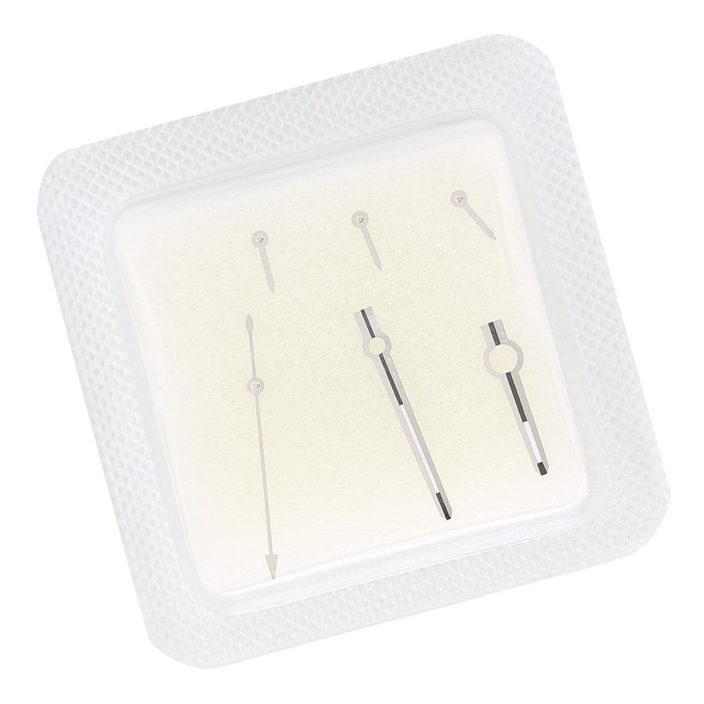 6Pcs Small Size Watch Hands Set Silver Watch Hour Hands Portable Watch Repair Parts for Watch Store