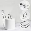 1pc Wall Mount Toilet Paper Holder,No Punching,Tissue Towel Roll Dispenser for Bathroom,Kitchen Towel Rack,Easy Hooks
