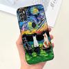 Per Custodia Telefono ZTE Blade A7020 Copertura Posteriore ZTE Blade A7s 2020 Guscio Paraurti Morbido in Silicone Liquido Moda Donna Cielo Stellato Funda Capa