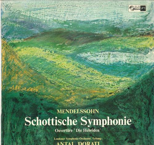 

LP Record ANTAL DORATI, LONDONER SYMPHONIE OR - Mendelssohn Symphonie Nr3 In A-moll SMS2455 CONCERT HALL Germany Classical Used