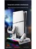 PS5 PRO/Slim RGB Cooling Station: Console Stand, Controller Charger, Disc Storage & Headset Rack
