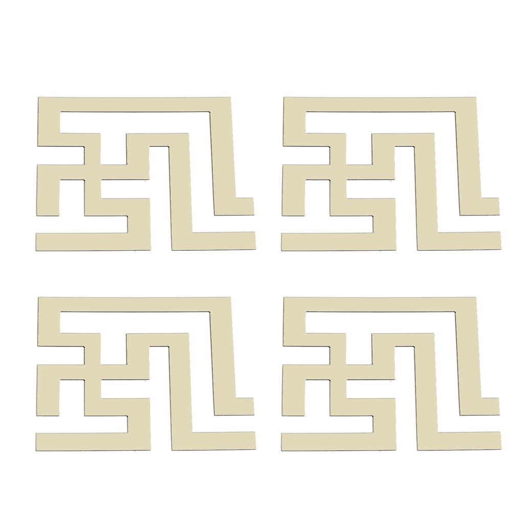 Adesivo Specchio Vita Moderna PVC Fai da Te Decalcomanie Murali Tridimensionali Decorazioni Sfondo Dorato