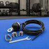 5 piezas Capacidad de Carga 200KG Polea de Fitness Cable de Acero Ajustable Cuerda de Acero Entrenamiento de Fuerza