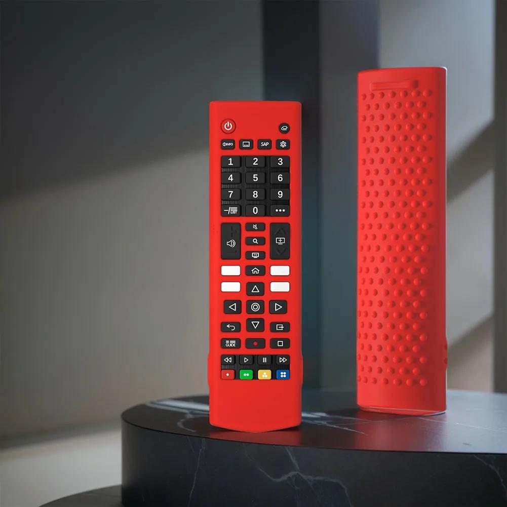 Silicone Case Protective Case with Lanyard Protective Controller Sleeve Skin Shockproof for LG TV Remote AKB75095307 AKB7604030