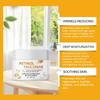 Retinol Face Cream: Fine, Refreshing, Hydrating Texture for Daily Facial Moisturizing and Skincare