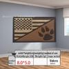 In-Stock Service Dog Embroidered National Flag Tactical Morale Patch - Hook & Loop Arm Badge