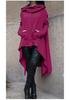 Felpa con Cappuccio da Donna Pulli Con Cappuccio Asimmetrico Lungo e Design Accogliente del Maglione