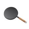 Wutuo 20cm Uncoated Cast Iron Griddle and Spatula Set