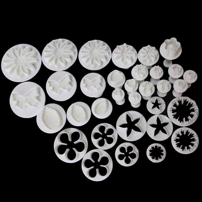 33 шт./набор формочек для помадки, полный набор формочек для выпечки, формочек для сахарных изделий, тортов, различных стилей, инструментов для украшения
