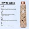 Elevate Your Wellness Journey Pure Copper Water Bottle - Advanced Leak Proof, Joint Less for Gym, School, Office & Gift (900ml)