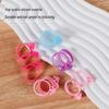 Silicone Piping Bag Seal & Fixing Rings - Baking Tools Set
