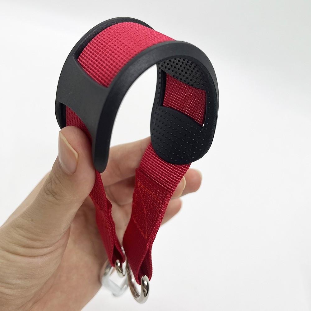 2pcs Multifunctional Nylon Sling with Metal Hook Anti Slip Rock Climbing Buckle Gym Accessory
