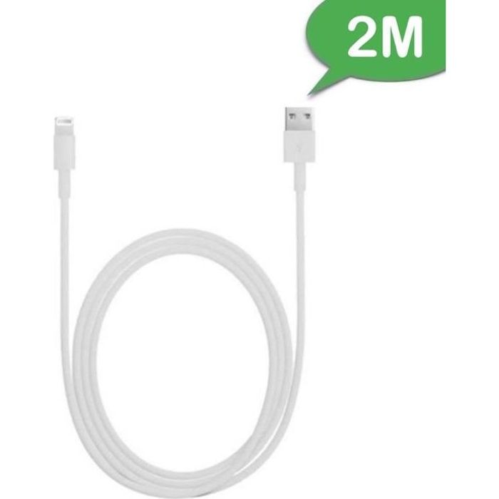 COMPATIBLE USB Cable for Apple iPhone 5/5S Charger 2 METERS