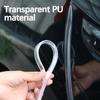40cm protikolizní lišta Dveře auta Ochrana proti poškrábání Gumový polštář Auto Anti-Scratch Strip Dekorační podložka exteriéru auta