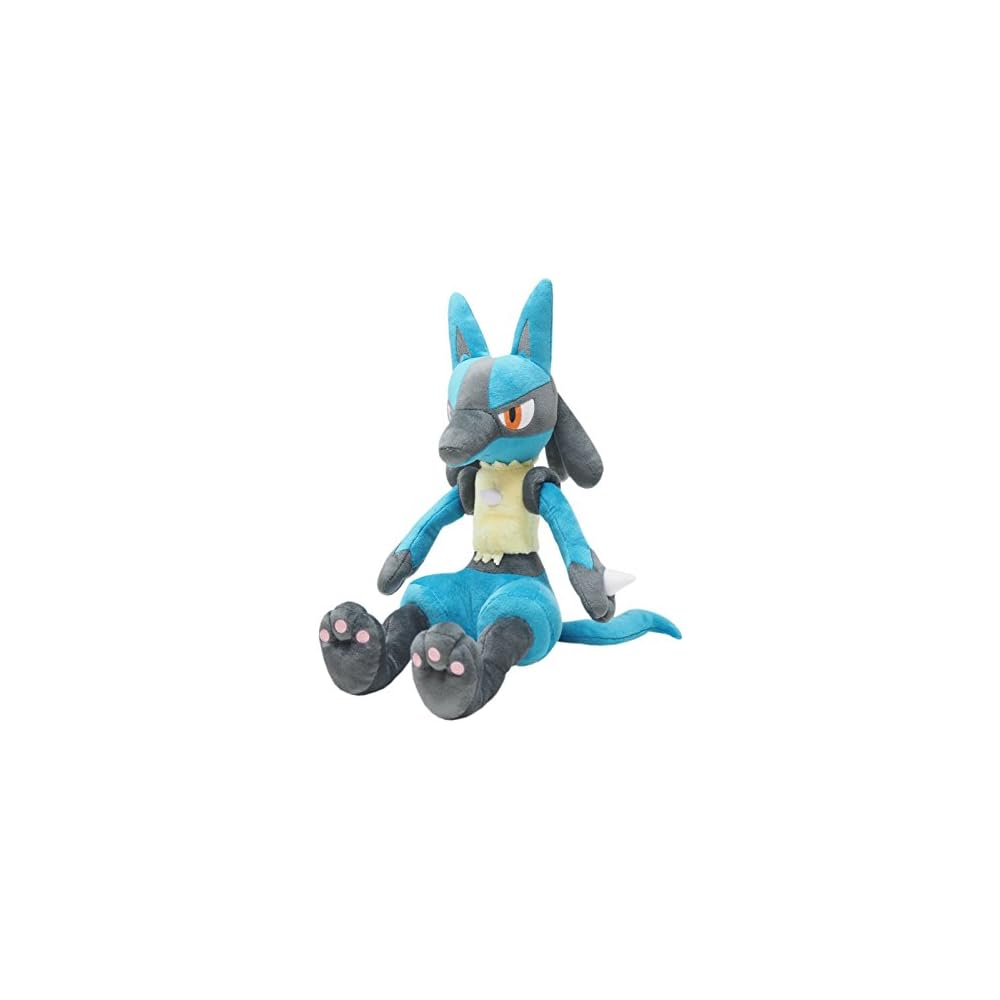 Sanei Boeki Pocket Monsters All Star Collection Lucario Plush Toy 18x23x40cm Pokmon