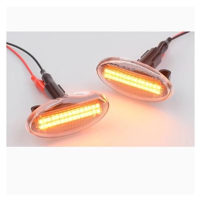 Impreza for 2008 2009 2010-2019 LED Dynamic Turn Signal Light Side Marker Fender Lamp Dome Turn Signal (Dynamic Crystal)