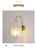 Modern Luxury French Glass Wall & Bedside Lamp for Bedroom, Corridor, and Hall