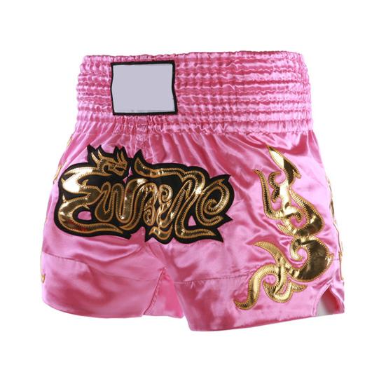 Muay Thai Boxshorts Damen Herren Training Kämpfen Kickboxen Shorts Weites Elastik