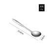 Spoon Household Stainless Steel Chinese Pattern Pointed Round Spoon Steak Salad Fork Creative Meal Spoon Spoon Spoon