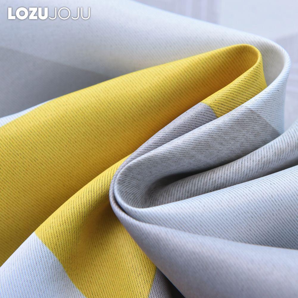 1PC LOZUJOJU Geometric Ins Style Blackout Curtains Modern Minimalist Thick Curtains for Bedroom Living Room Balcony Window for Home Decor