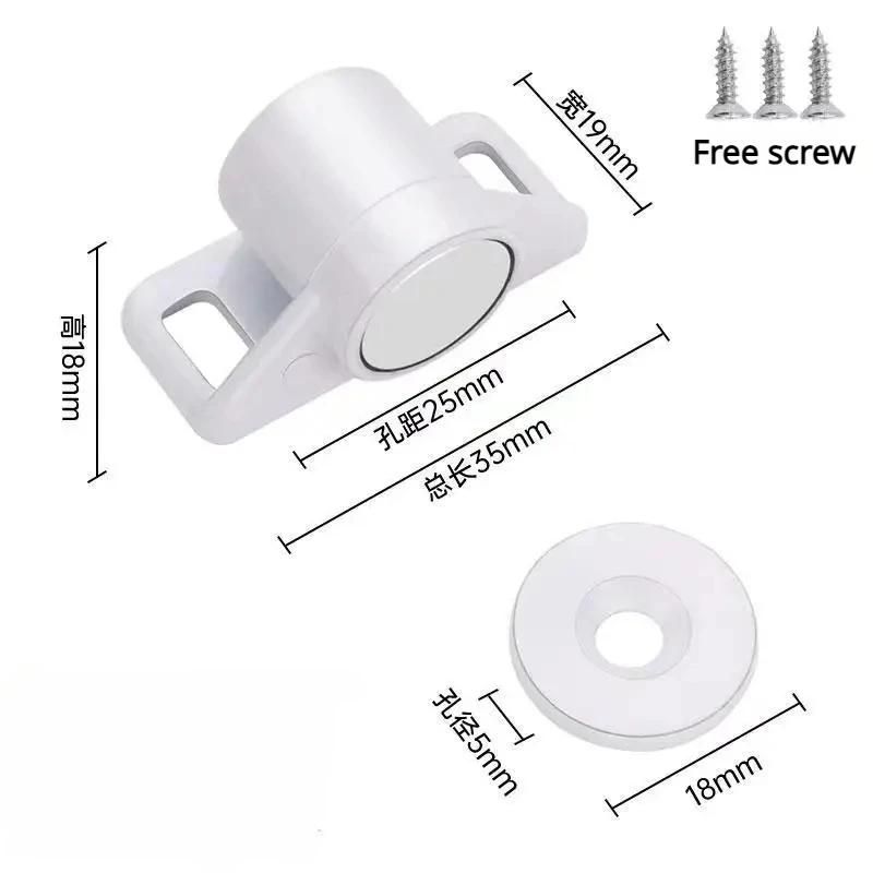 Magnet Cabinet Door Catch, Magnetic Furniture Door Stopper, Strong Powerful Neodymium Magnets Latch Cabinet Catches