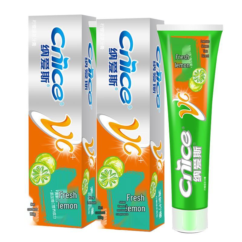 Naias Lemon Green Tea Toothpaste 3-Pack