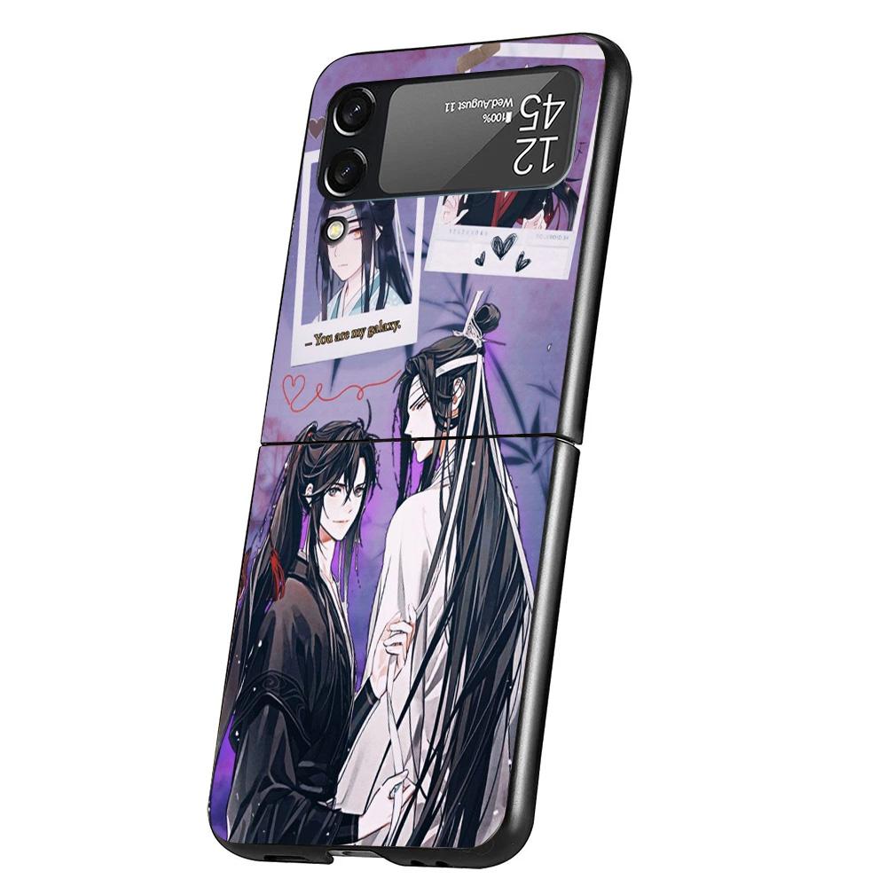 Anime Mo Dao Zu Shi Cover Phone Case For Samsung Galaxy Z Flip 7 6 5 4 3 5G Flip7 Flip6 Flip5 Flip4 Flip3 Black Fundas Shell Gal