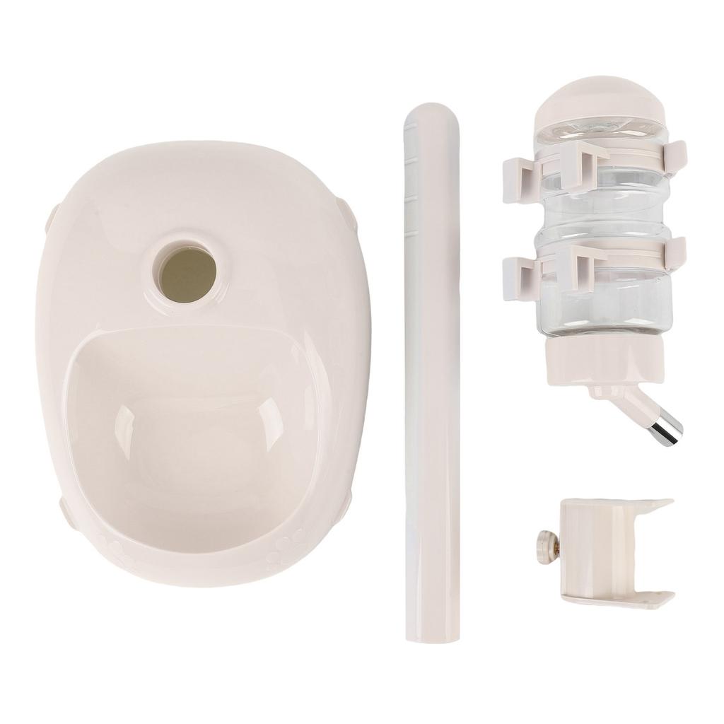 Pet Standing Water Dispenser Feeder Height Adjustable 500ml Capacity Standing Automatic Water