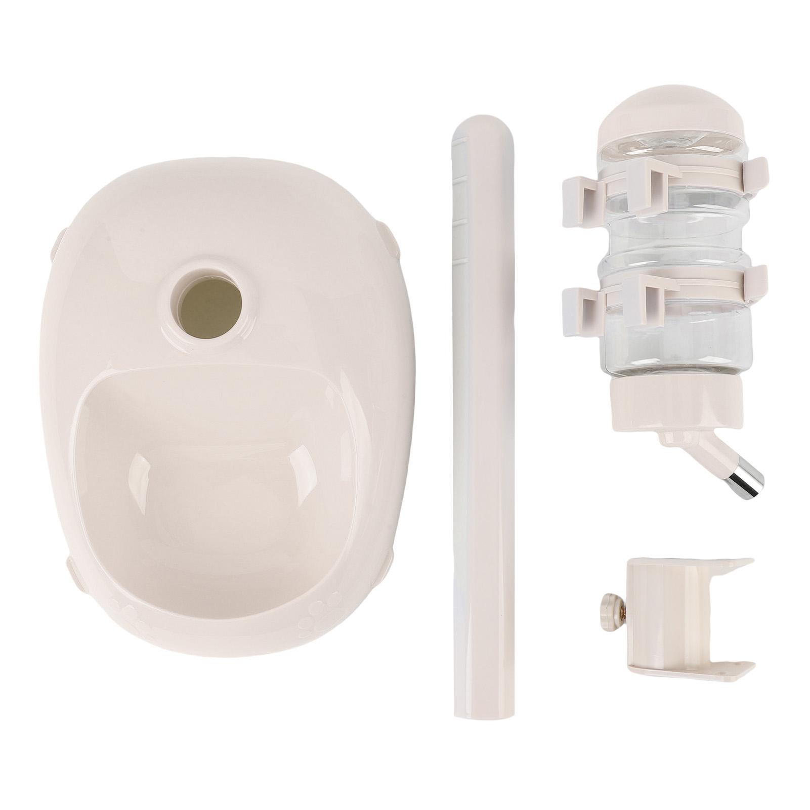 

Диспенсер для воды для домашних животных, регулируемая высота, емкость 500 мл, автоматическая поилка для воды бежевый