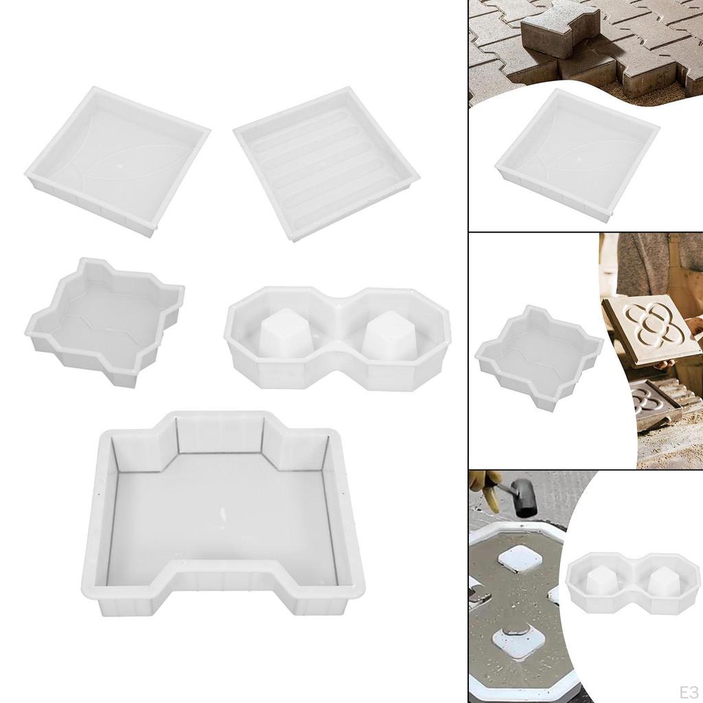 Concrete Slabs, DIY Materials, Paving Stones, Patterns for Gardens, Landscaping, Driveways,