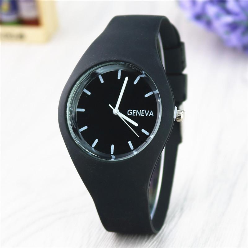 Silicone Belt Children Casual Watch Waterproof Sport Quartz Wristwatch for Woman