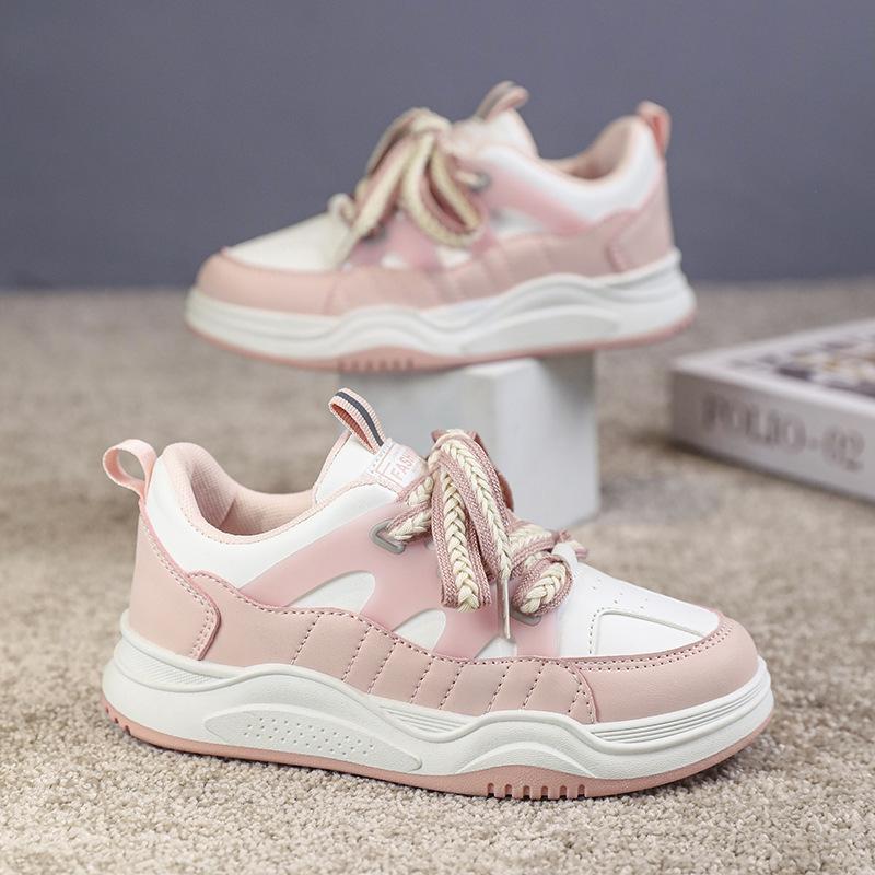 Casual Sports Shoes Girls Shoes Children's Big New Spring and Autumn Autumn Girls 2025 Trendy Shoes Children's Board Shoes