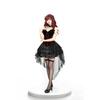 Cosplay new hot girl retro dark temperament fluffy dovetail dress set halloween cos goth queen devil dress up