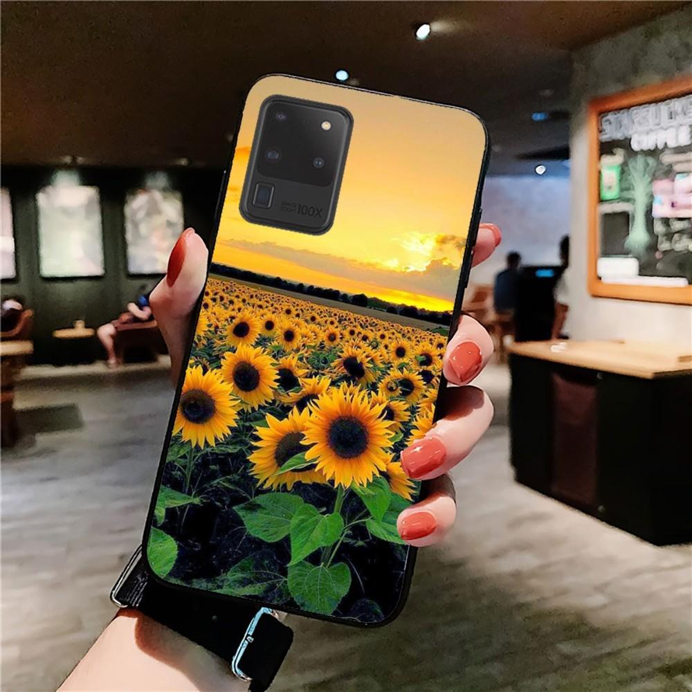 Cute Summer Daisy Sunflower Phone Case For Samsung A 10 11 12 13 20 21 22 30 31 32 40 51 52 53 70 71 72 73 91 13 Shell