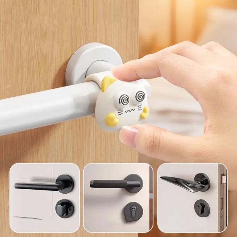 New Silicone Door Handle Anti-Collision Pad For Entrance Bedroom Door, Anti-Collision Window Handle, Anti-Collision Door Stop