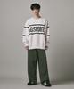 Beodeonteu Double Layer Carpenter Wide Cotton Pants [Khaki]