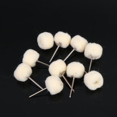 10Pcs Mini Grinding Sanding Head Abrasive Disc Felt 2.35/3Mm Shank Buffing Wheels Metal Polish Brush Drill Rotary Tool