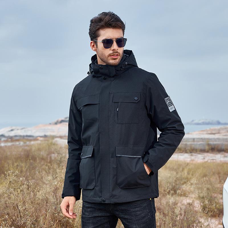 Men's and Women's Winter Soft Shell Fleece-Lined Waterproof Windproof Trousers