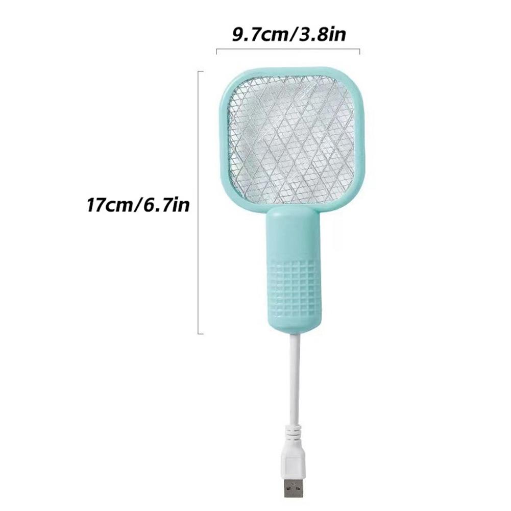 1PC Multi-Functional Mini Household Electric Mosquito Swatter Plug And Play USB Mosquito Killer Light For Outdoor Camping