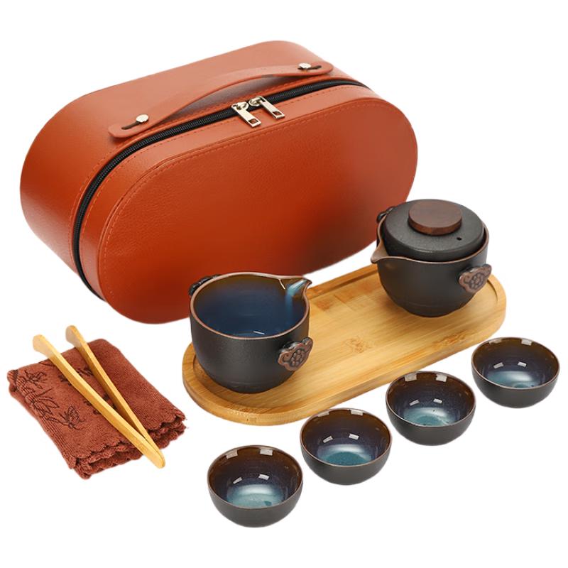 Portable Ceramic Kung Fu Tea Set