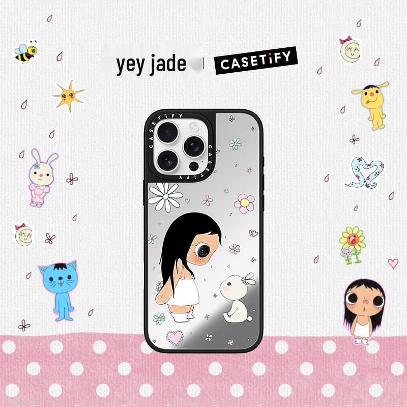 CASETIFY Mirror Black Frame MagSafe Case for iPhone 16 Pro Max
