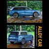 1/24 Die Cast Alloy Car Model, AITO M9, Detachable Wheels, Rubber Tires, Light Music Car, SUV, Children's Birthday Gift