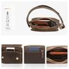 Fashionable Men's Single-shoulder Bag, Small Square Bag, Genuine Leather Texture Crossbody Bag