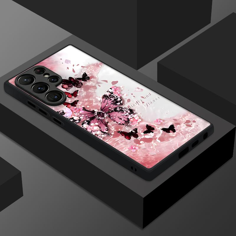 Fantastic Butterfly Print Case For Samsung Galaxy S26 Ultra S25 FE S24 S23 S22 Plus S21 FE Magnetic Slim Hybrid TPU+PC Matte Phone Cover